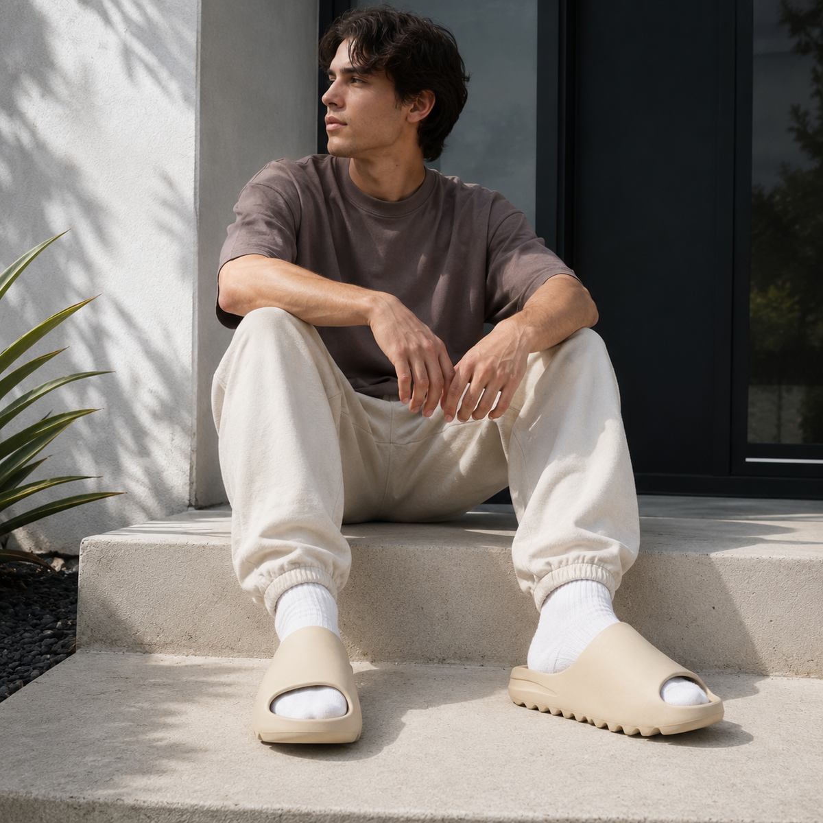 Yeezy EVA Slipper-Style Walking Slides — Unisex Comfort Sandals