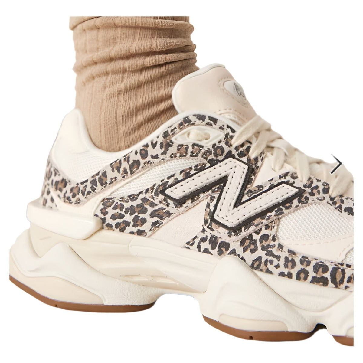 New Balance 9060 Leopard Print Beige