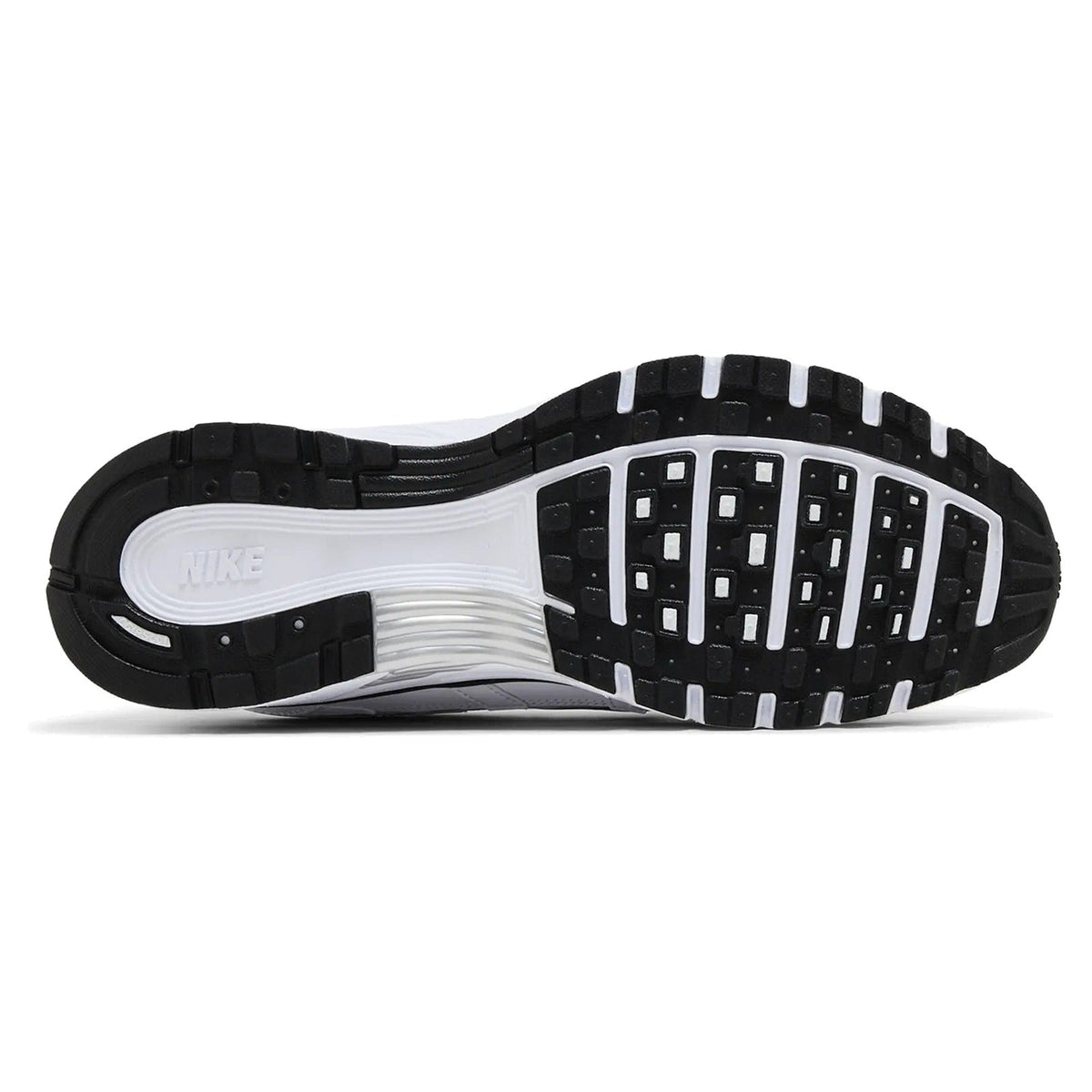 Nike P-6000 White Metallic Silver Black