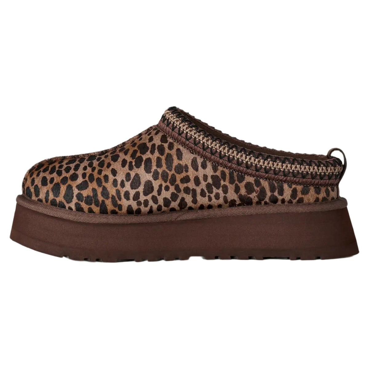 UGG Tazz Slipper Caspian Leopard Print Burnt Cedar (Women's)