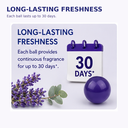 Clorox Fraganzia Lavender & Eucalyptus Deodorizing Balls – 6 Pack