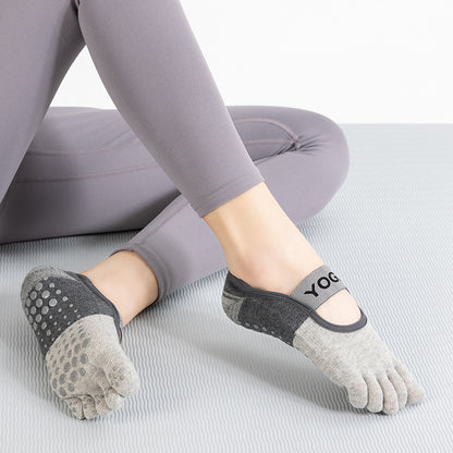 Five-Toe Grip Yoga Socks | Buy More, Save Up to 40%