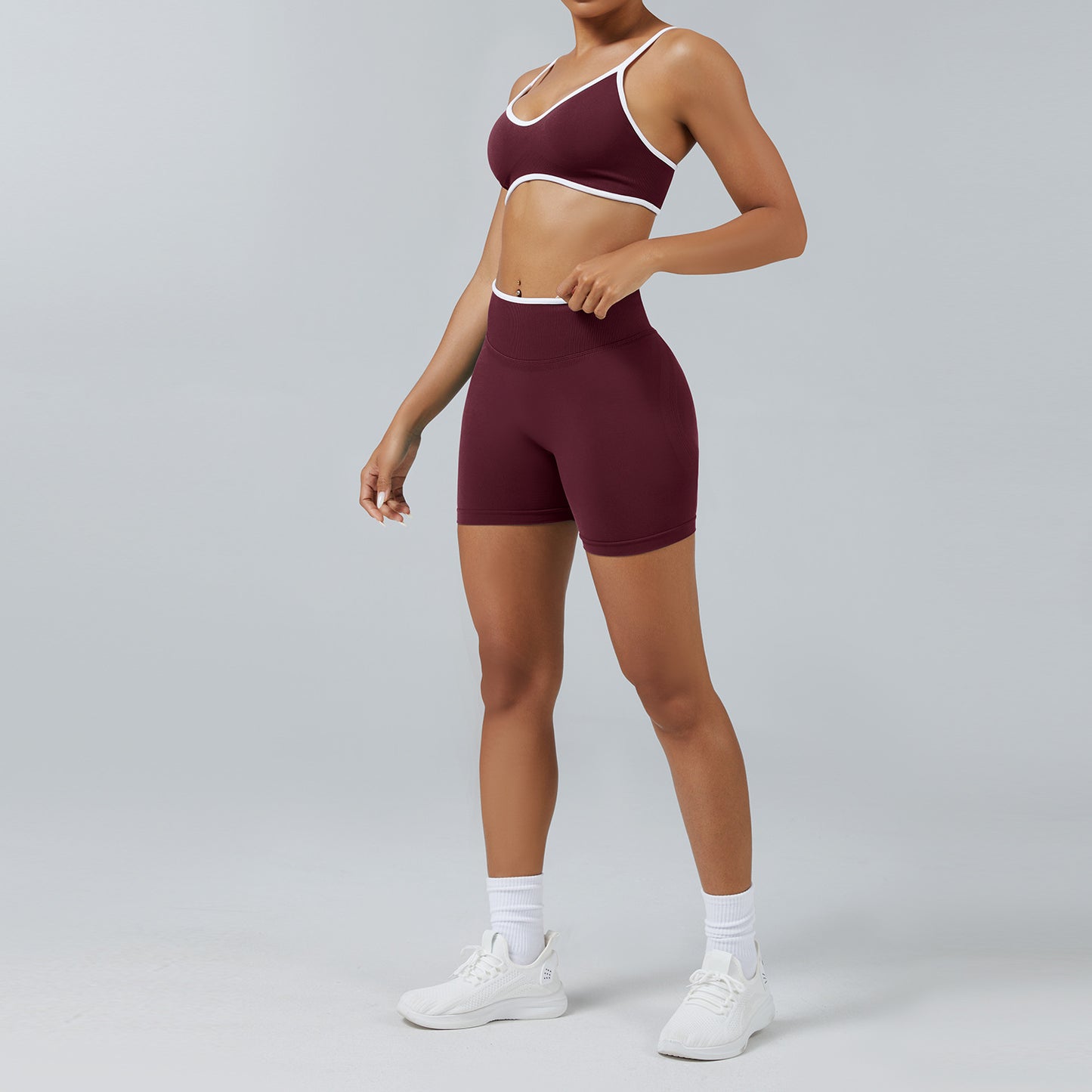 Womens Seamless Yoga Sportswear Set