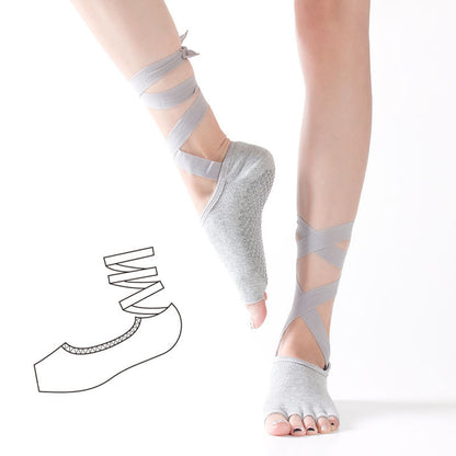 Five Toe Non Slip Yoga Socks