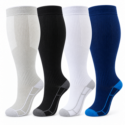 20–30 mmHg compression support—made to fit wider calves comfortably