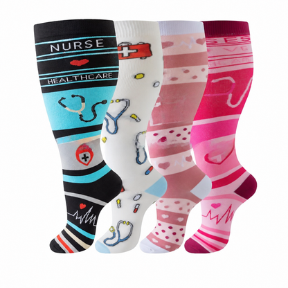 20–30 mmHg compression support—made to fit wider calves comfortably