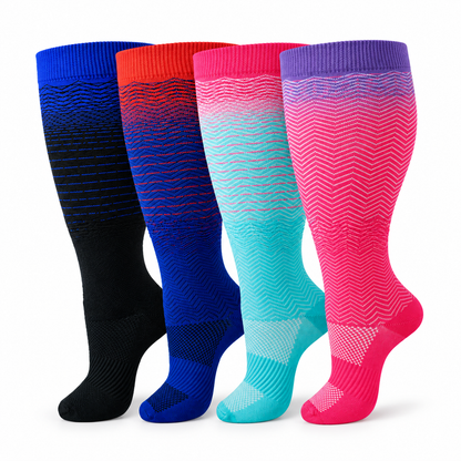 20–30 mmHg compression support—made to fit wider calves comfortably