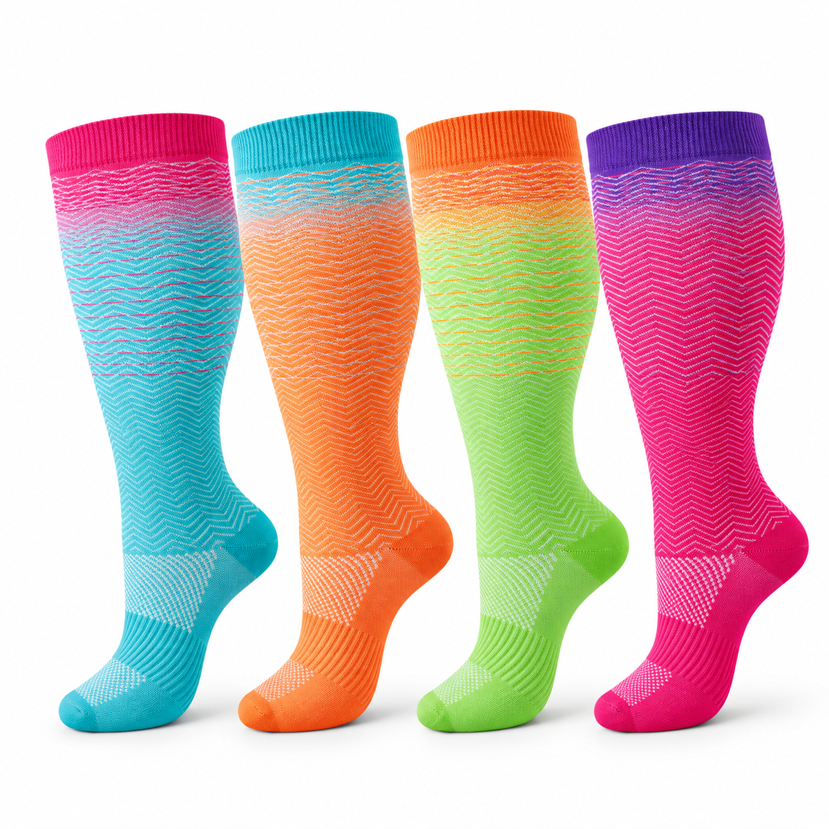20–30 mmHg compression support—made to fit wider calves comfortably
