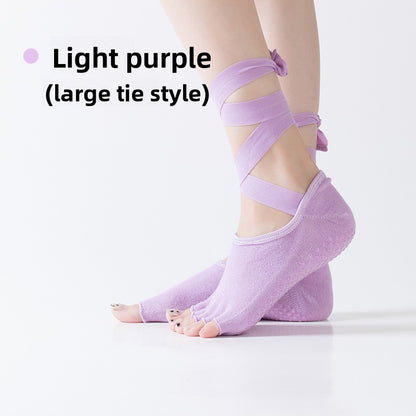 Five Toe Non Slip Yoga Socks
