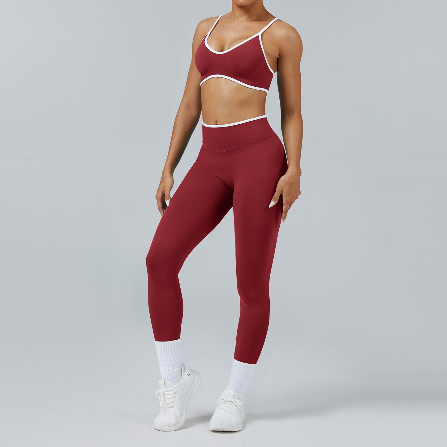 Womens Seamless Yoga Sportswear Set