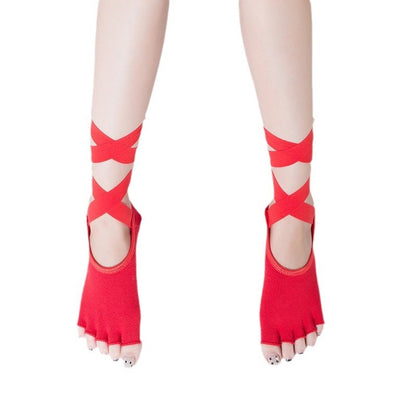 Five Toe Non Slip Yoga Socks
