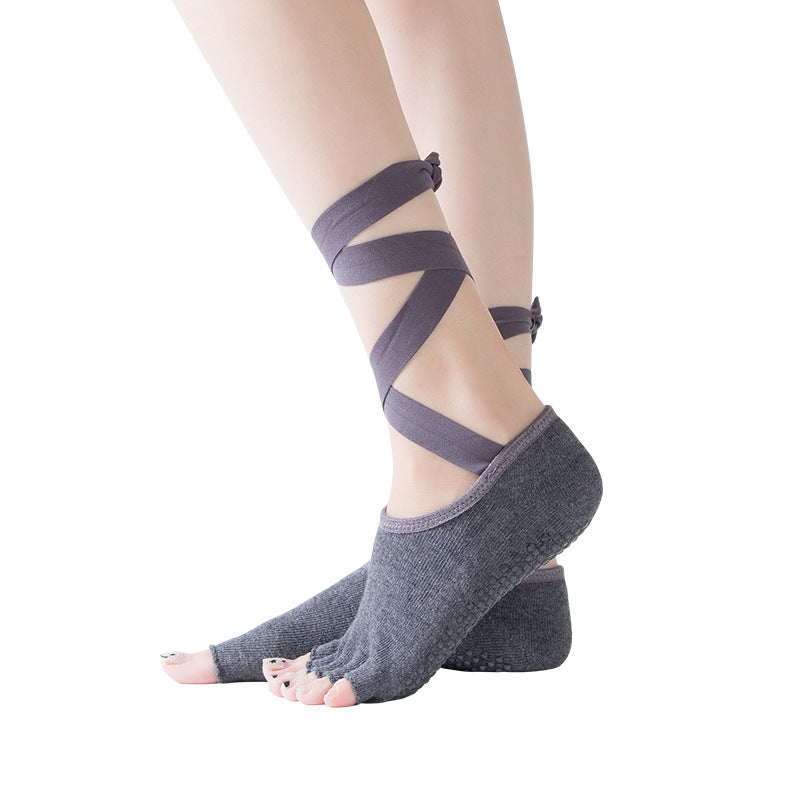 Five Toe Non Slip Yoga Socks