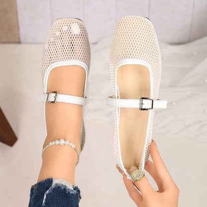 Women Casual Mesh Flat Shoes