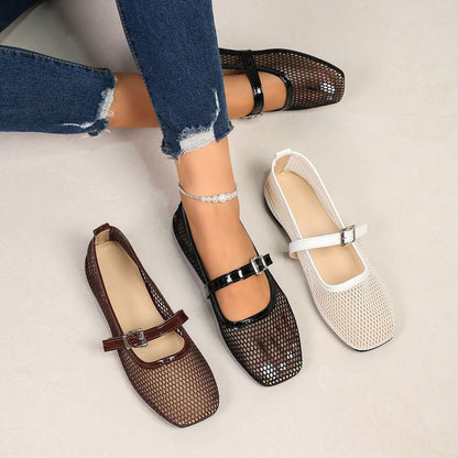 Women Casual Mesh Flat Shoes