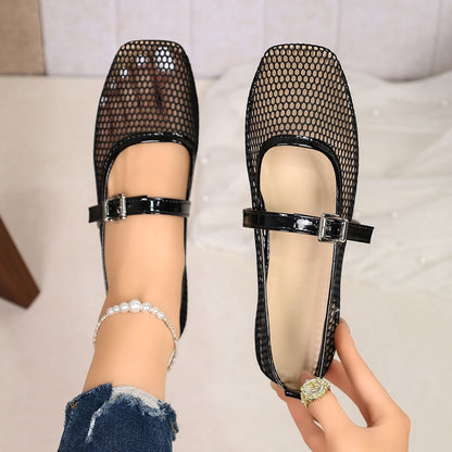 Women Casual Mesh Flat Shoes