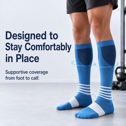 Bamboo-Blend Compression Sports Socks