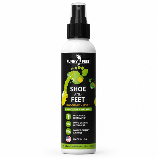 Funky Feet Natural Foot & Shoe Deodorizer Spray – 4 oz