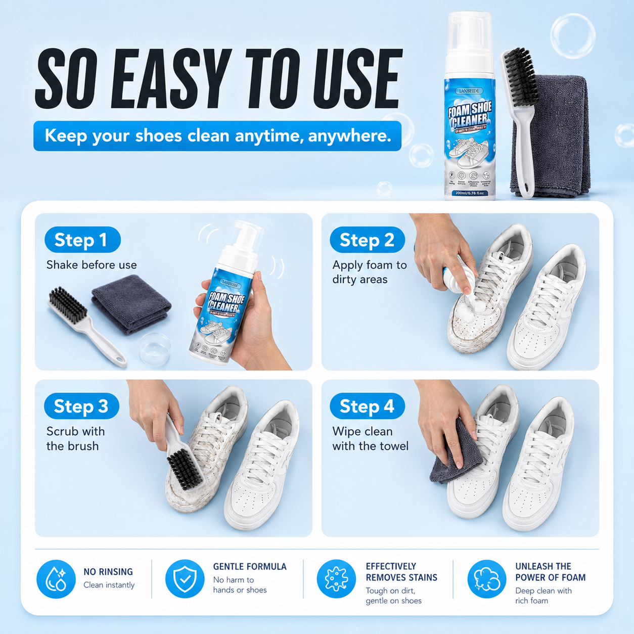 Complete Shoe Cleaning Kit