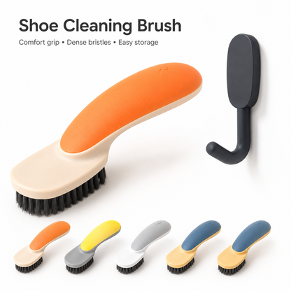Soft Bristle Cleaning Brush – Multi-Use Shoe & Laundry Scrubber