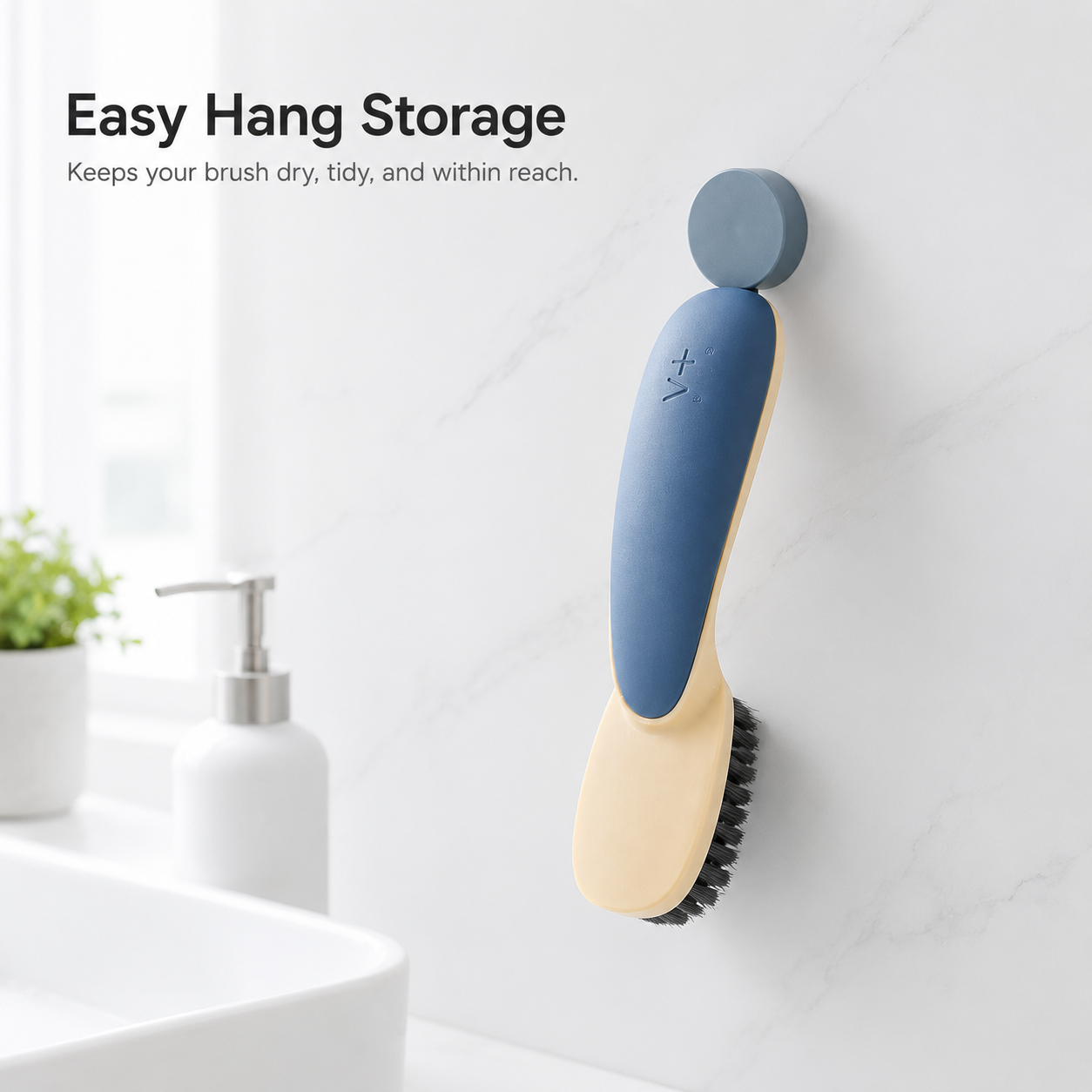 Soft Bristle Cleaning Brush – Multi-Use Shoe & Laundry Scrubber