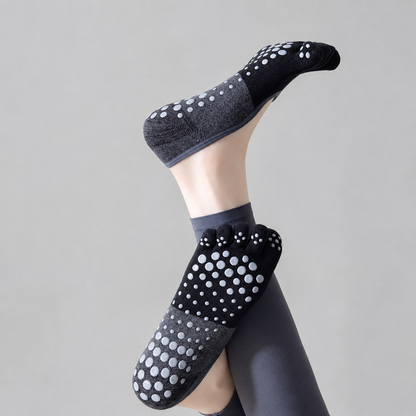 Five-Toe Grip Yoga Socks | Buy More, Save Up to 40%