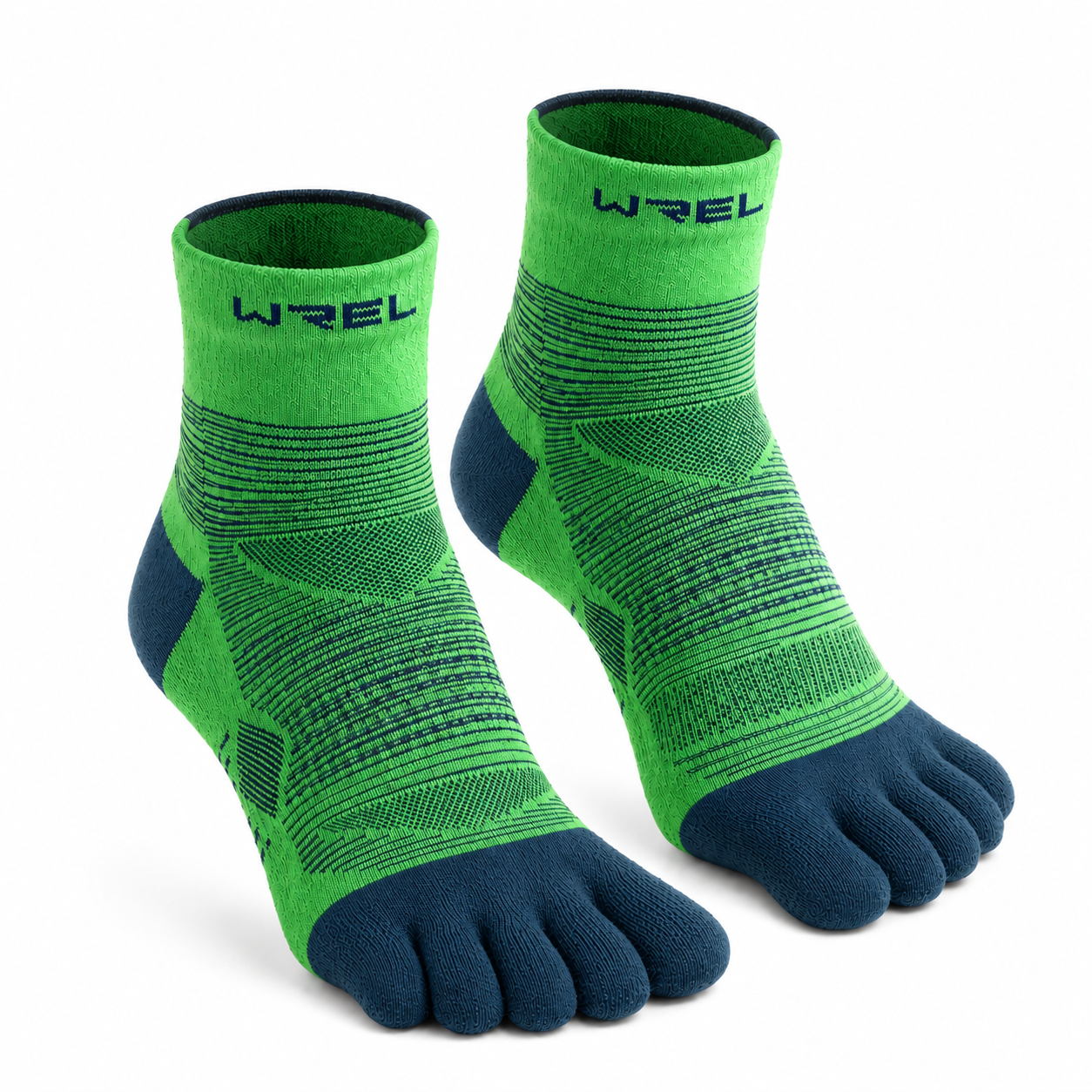 Coolmax Sport Toe Socks for Running, Hiking, Walking & Long Days