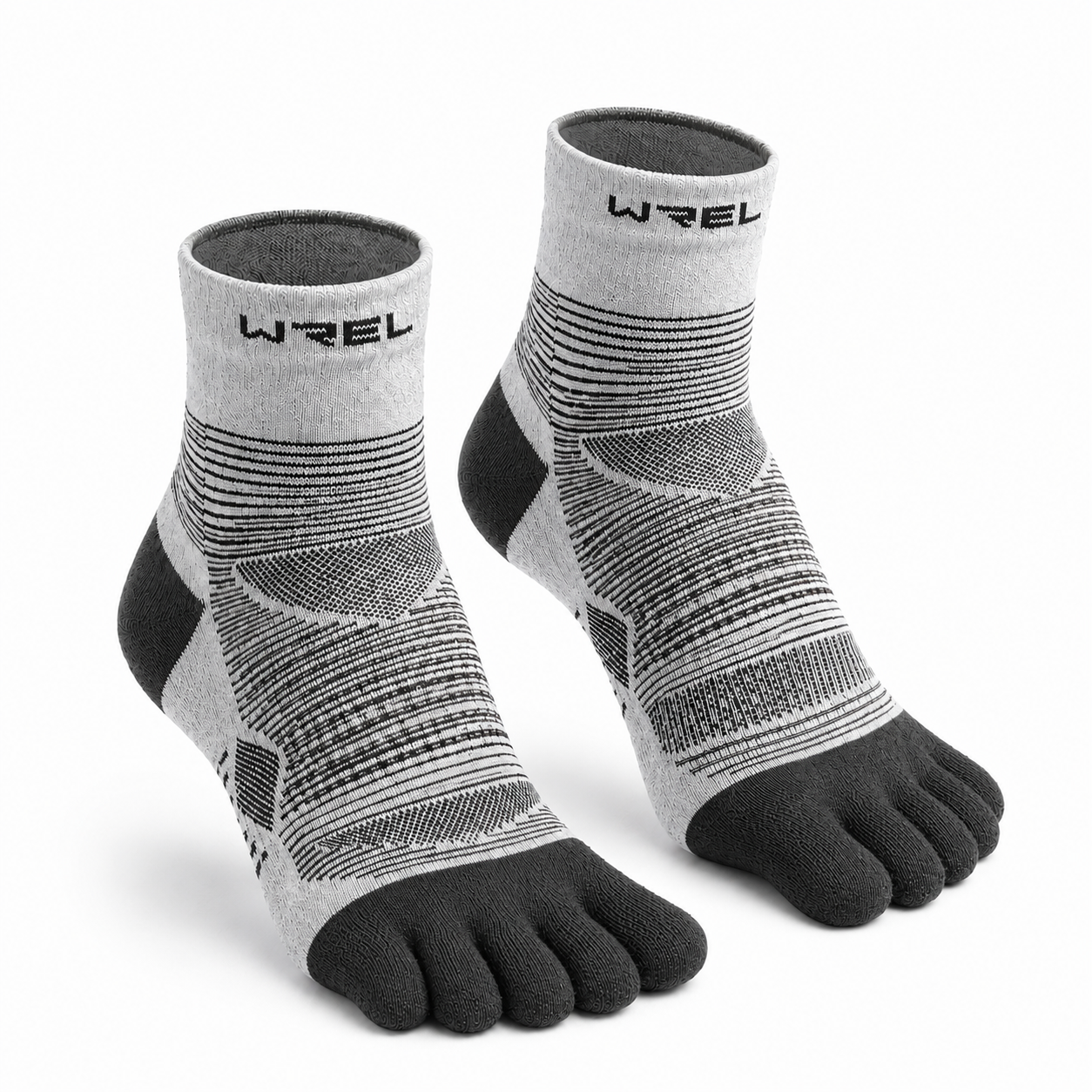 Coolmax Sport Toe Socks for Running, Hiking, Walking & Long Days