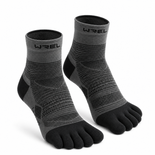 Coolmax Sport Toe Socks for Running, Hiking, Walking & Long Days