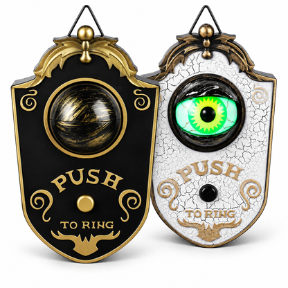 Glowing Eyeball Halloween Doorbell with Spooky Sound Effects