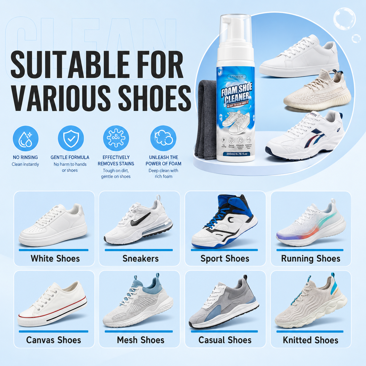 Complete Shoe Cleaning Kit