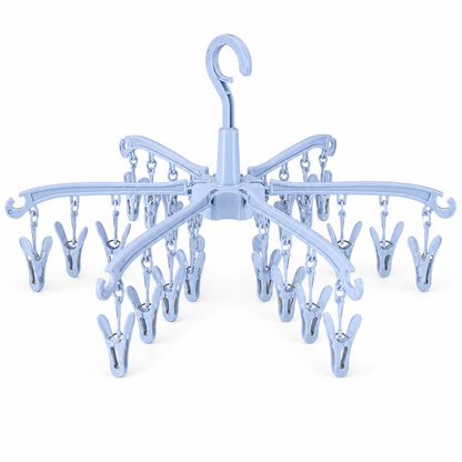 24-Clip Toe Sock Drying Hanger