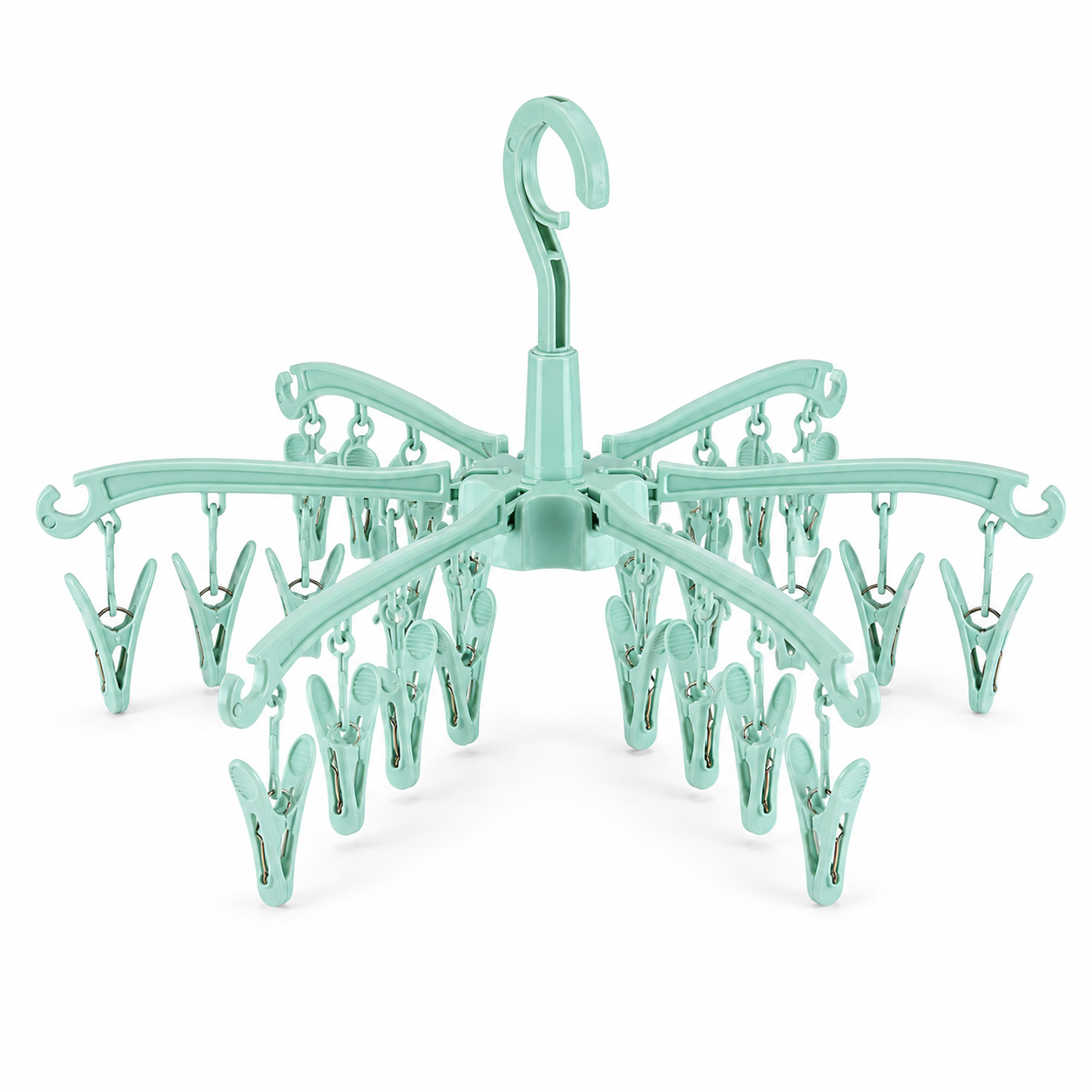 24-Clip Toe Sock Drying Hanger