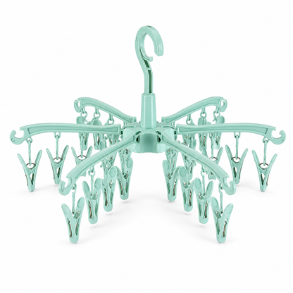 24-Clip Toe Sock Drying Hanger