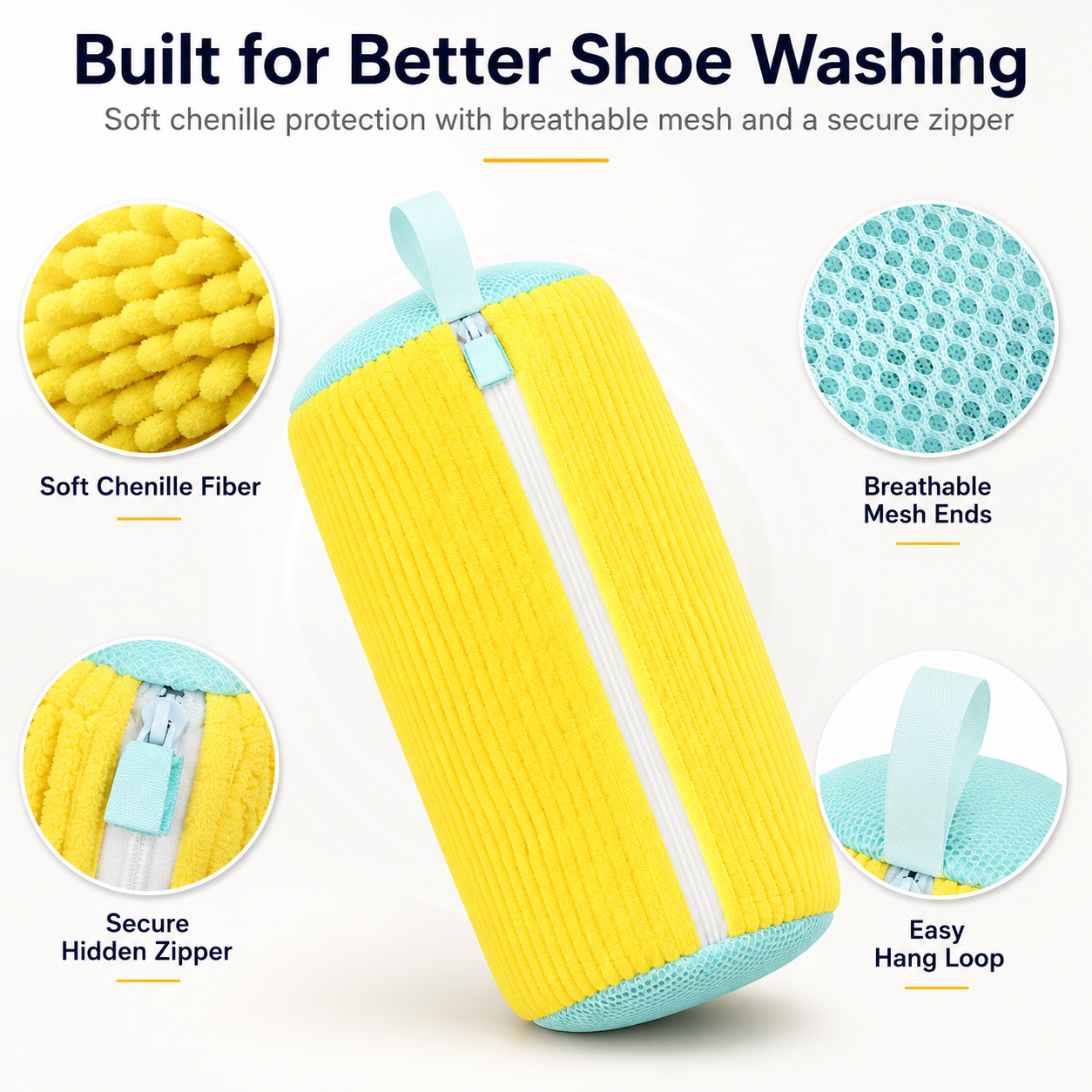 Reusable Mesh Shoe Washing Bag