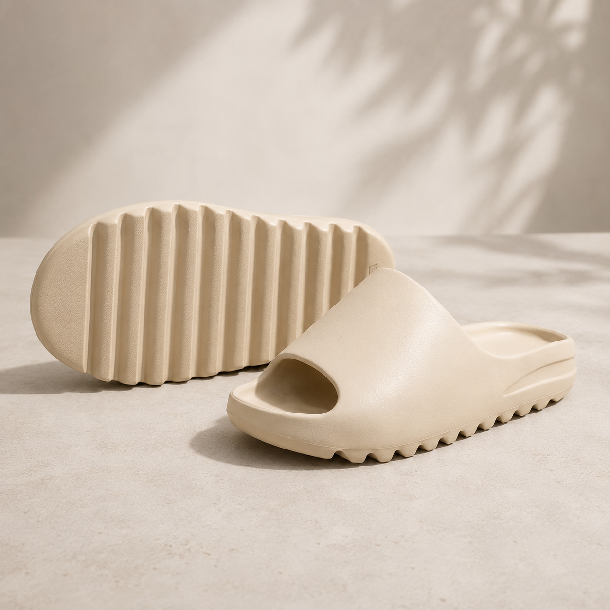 Bone EVA Slipper-Style Walking Slides — Unisex.