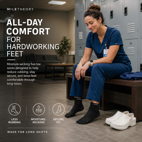 Coolmax Performance Toe Socks