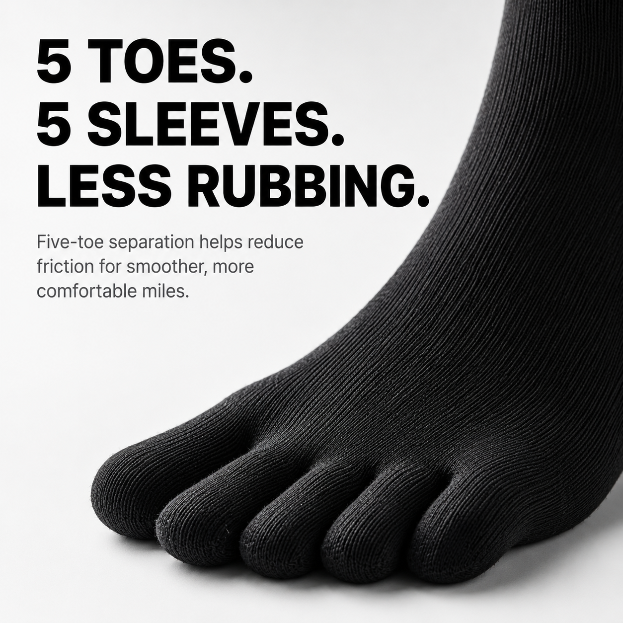 Coolmax Performance Toe Socks