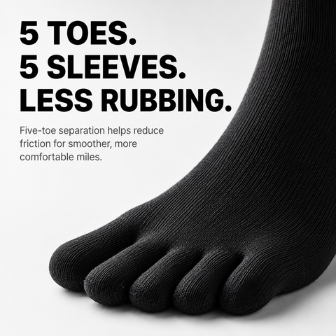 Coolmax Performance Toe Socks