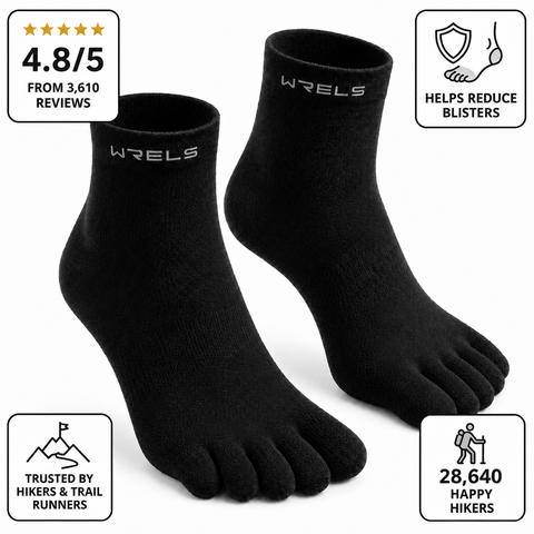 Coolmax Performance Toe Socks