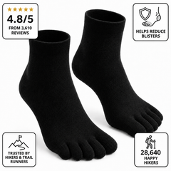 Coolmax Performance Toe Socks