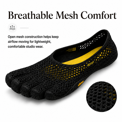 Mesh Slip-On Five-Toe Barefoot Studio Shoes - Vibram