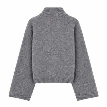Women's Double-Breasted Knit Cardigan | Cozy Zip-Up