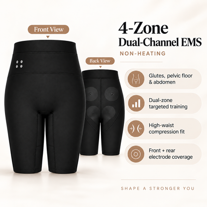 EMS Sculpt Training Shorts – Targeted Glute, Core & Leg Stimulation