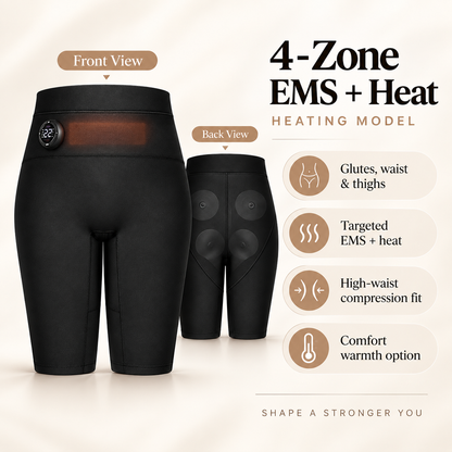 EMS Sculpt Training Shorts – Targeted Glute, Core & Leg Stimulation