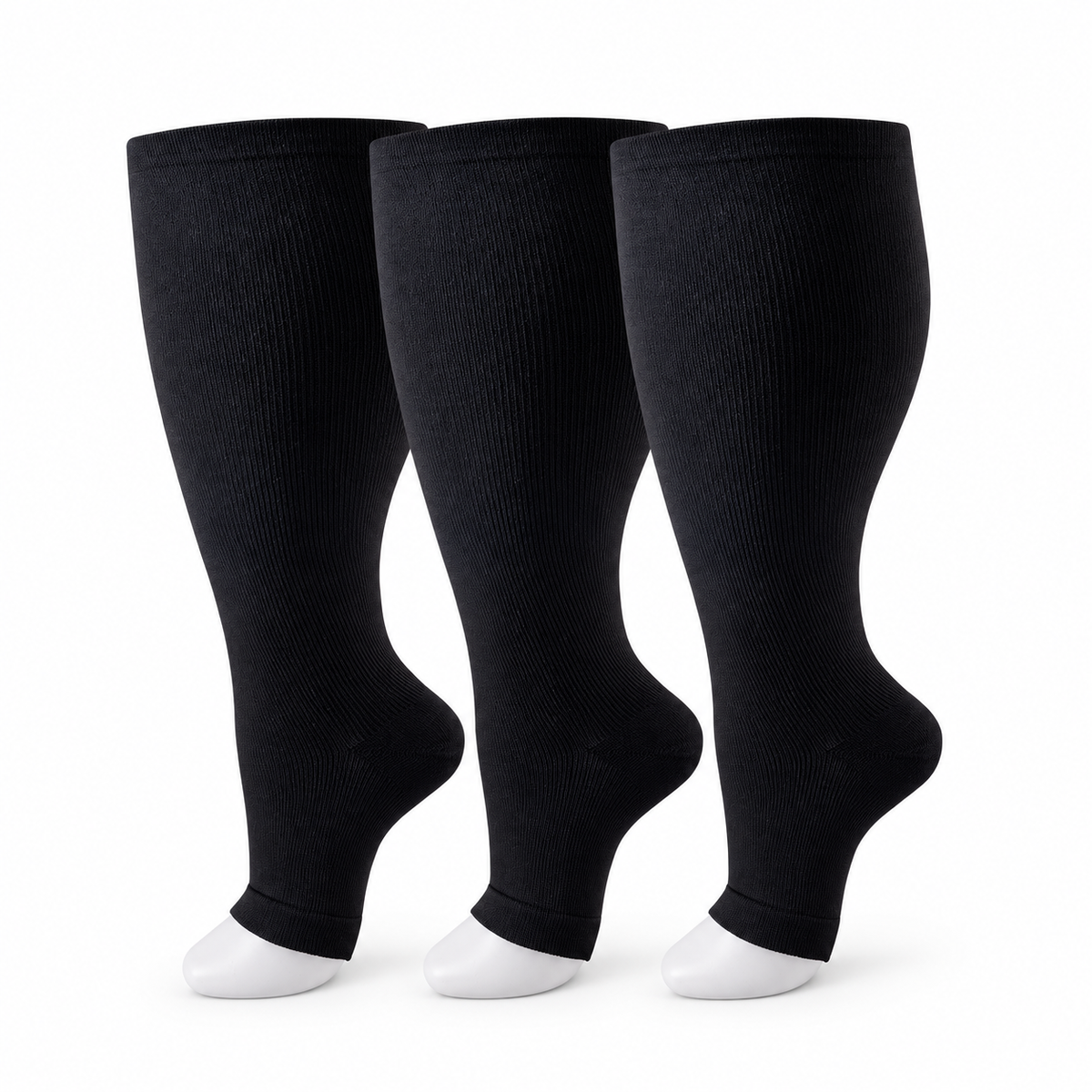 20–30 mmHg compression support—made to fit wider calves comfortably
