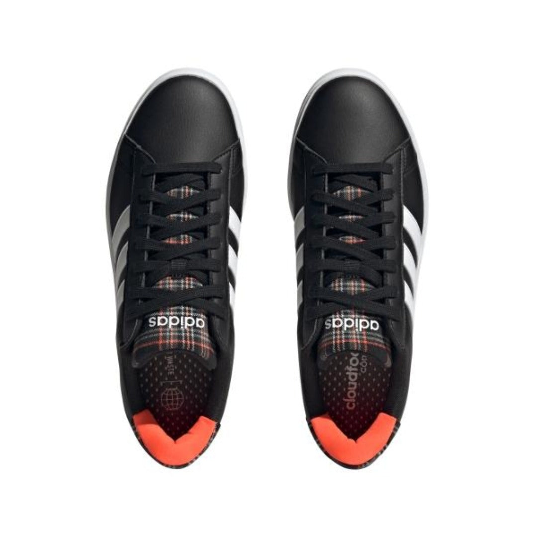 adidas Men's Grand Court 2.0 – Core Black/Cloud White