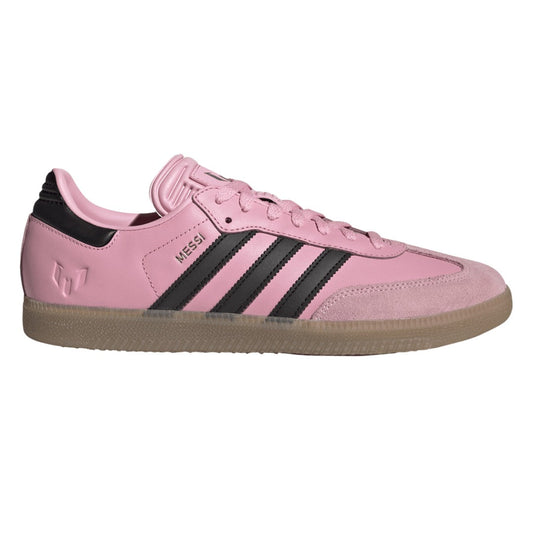 adidas Men’s Samba Messi Indoor Soccer Shoes – Light Pink/Core Black/Gum