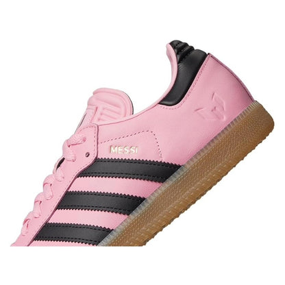 adidas Men’s Samba Messi Indoor Soccer Shoes – Light Pink/Core Black/Gum