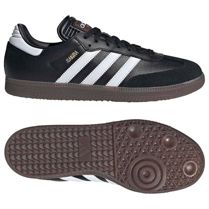adidas Unisex Samba Indoor Soccer Shoes – Core Black/Cloud White/Vivid Red
