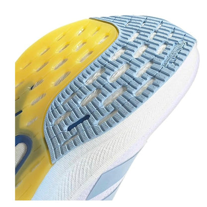adidas Women’s Ultraboost 5X Running Shoes – Cloud White/Glow Blue/Yellow